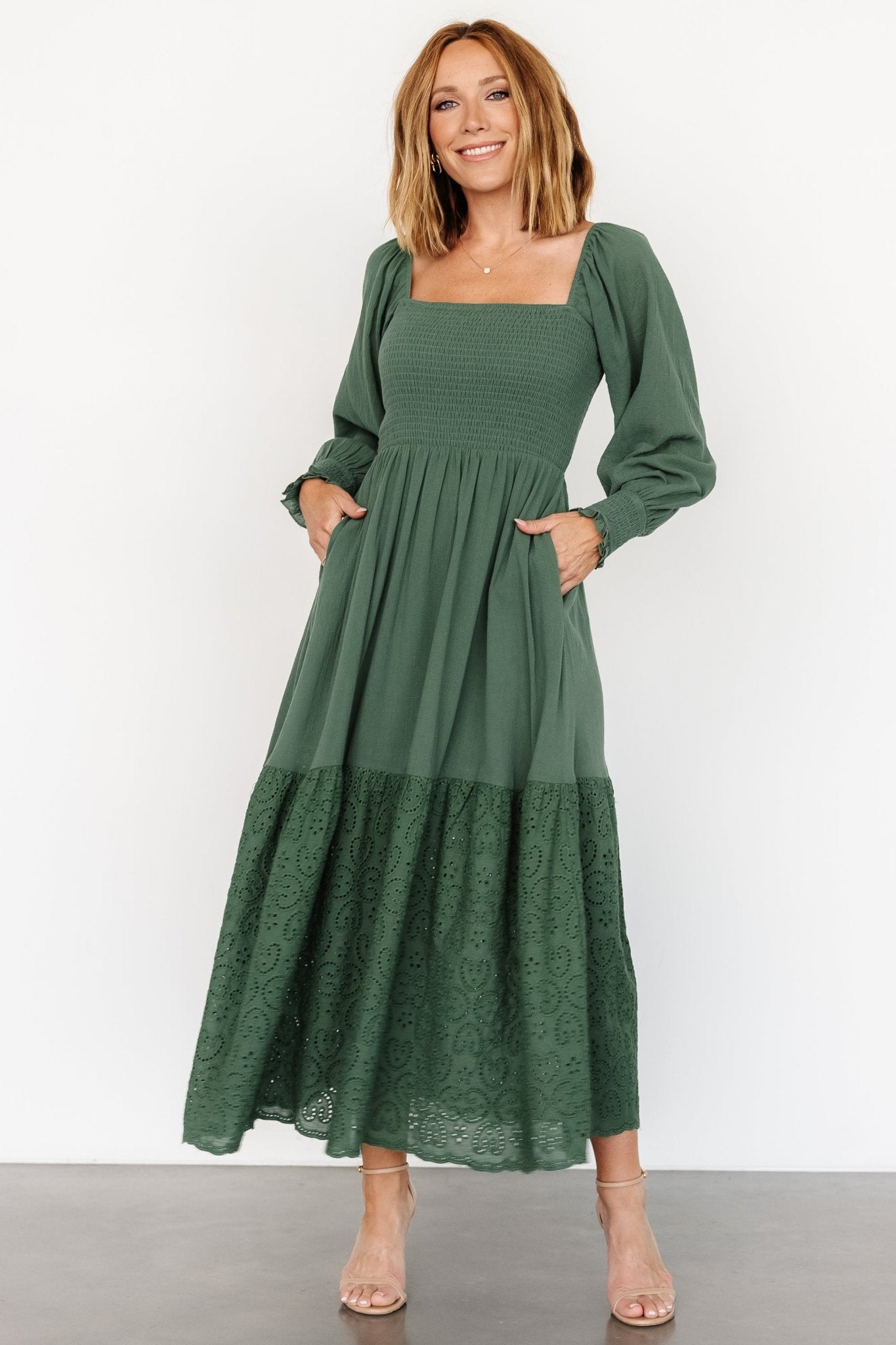 Marcella Maxi Dress | Green Big Sale