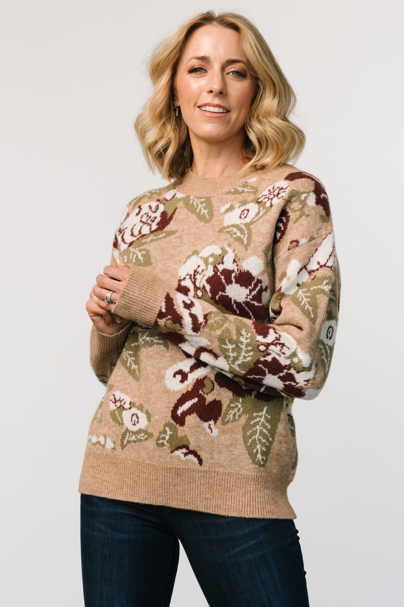 Munich Sweater | Taupe Multi Largest Supplier Cheap Pice