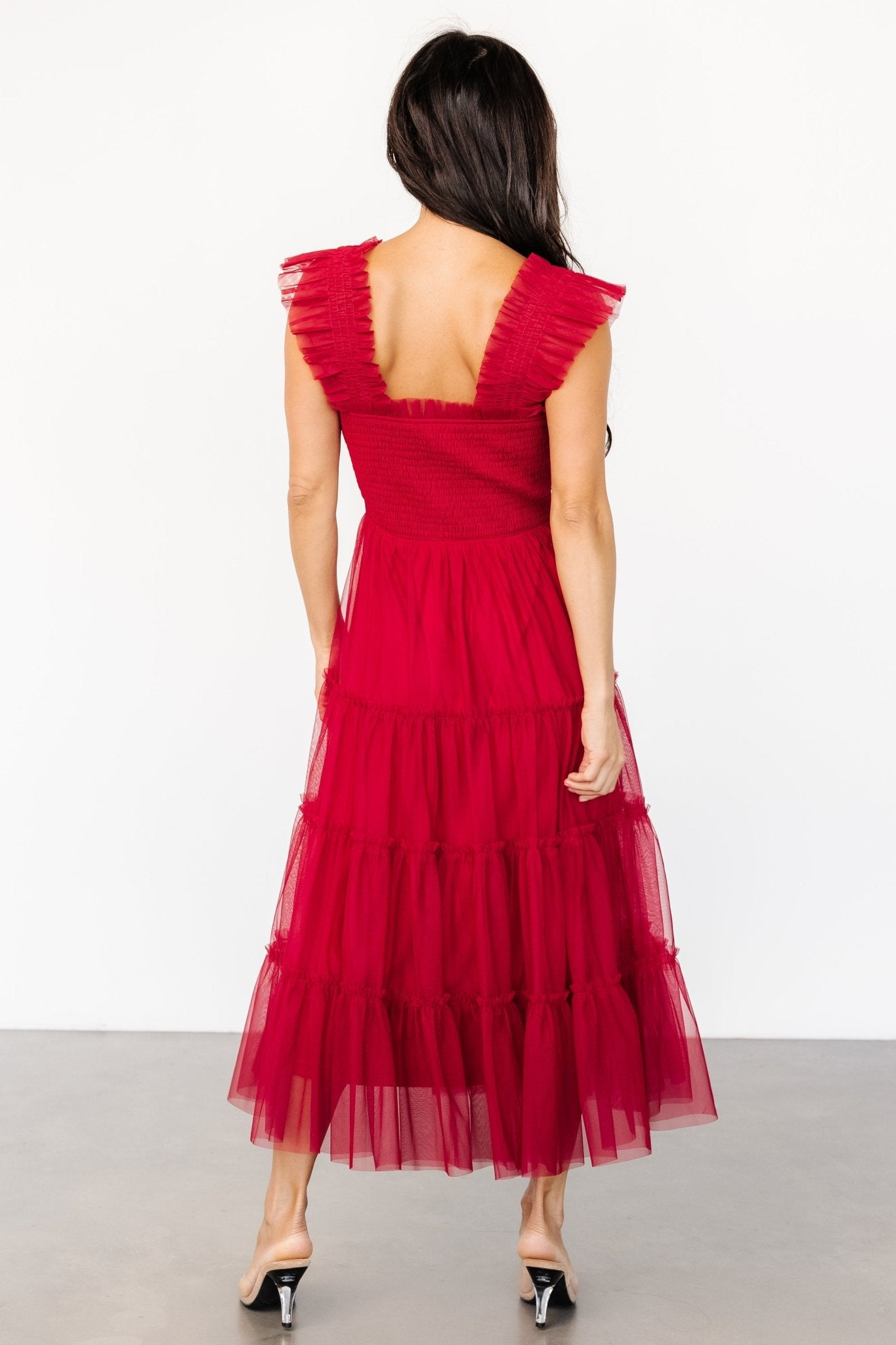 Emma Smocked Tulle Dress | Scarlet Sale New Styles