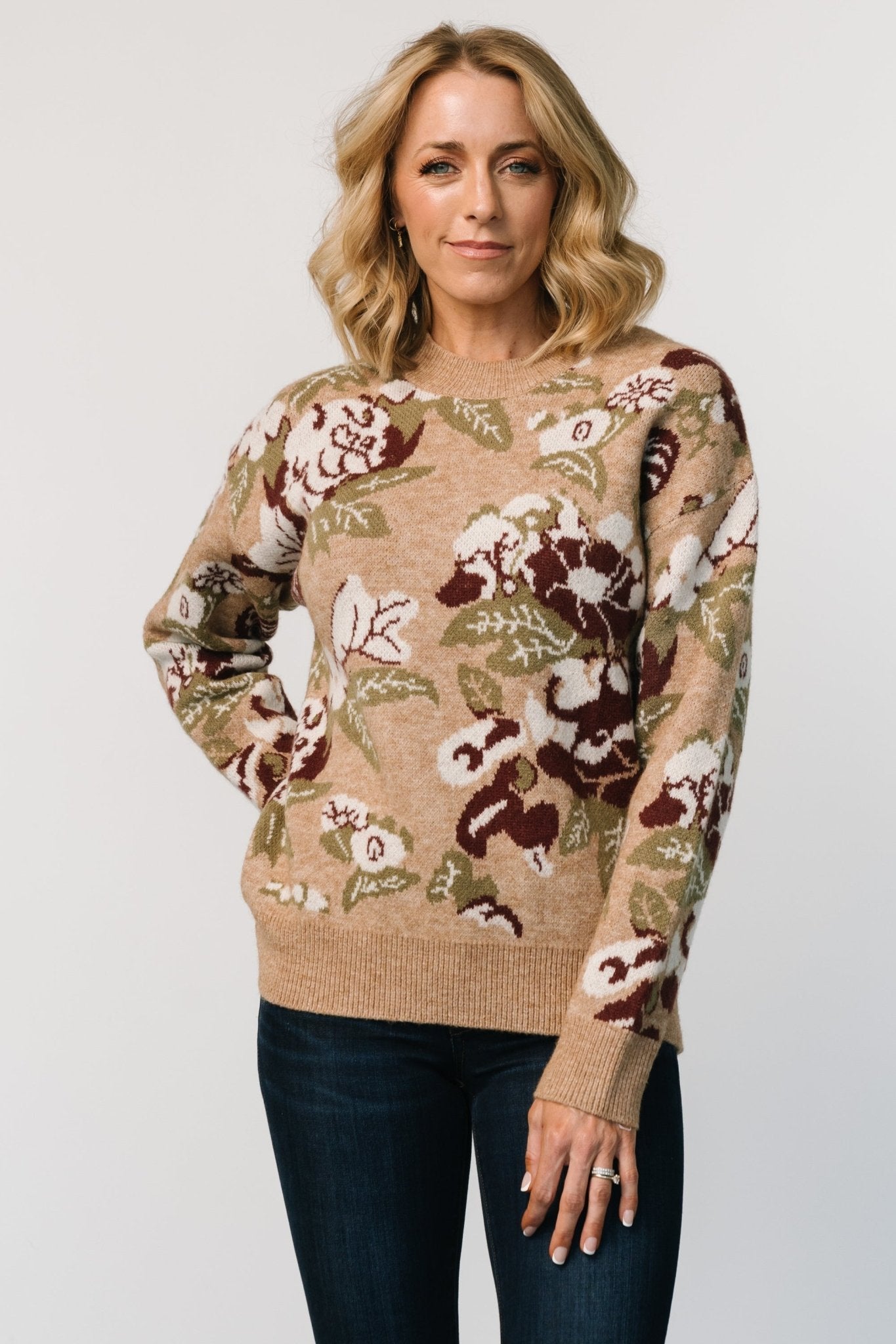 Munich Sweater | Taupe Multi Largest Supplier Cheap Pice