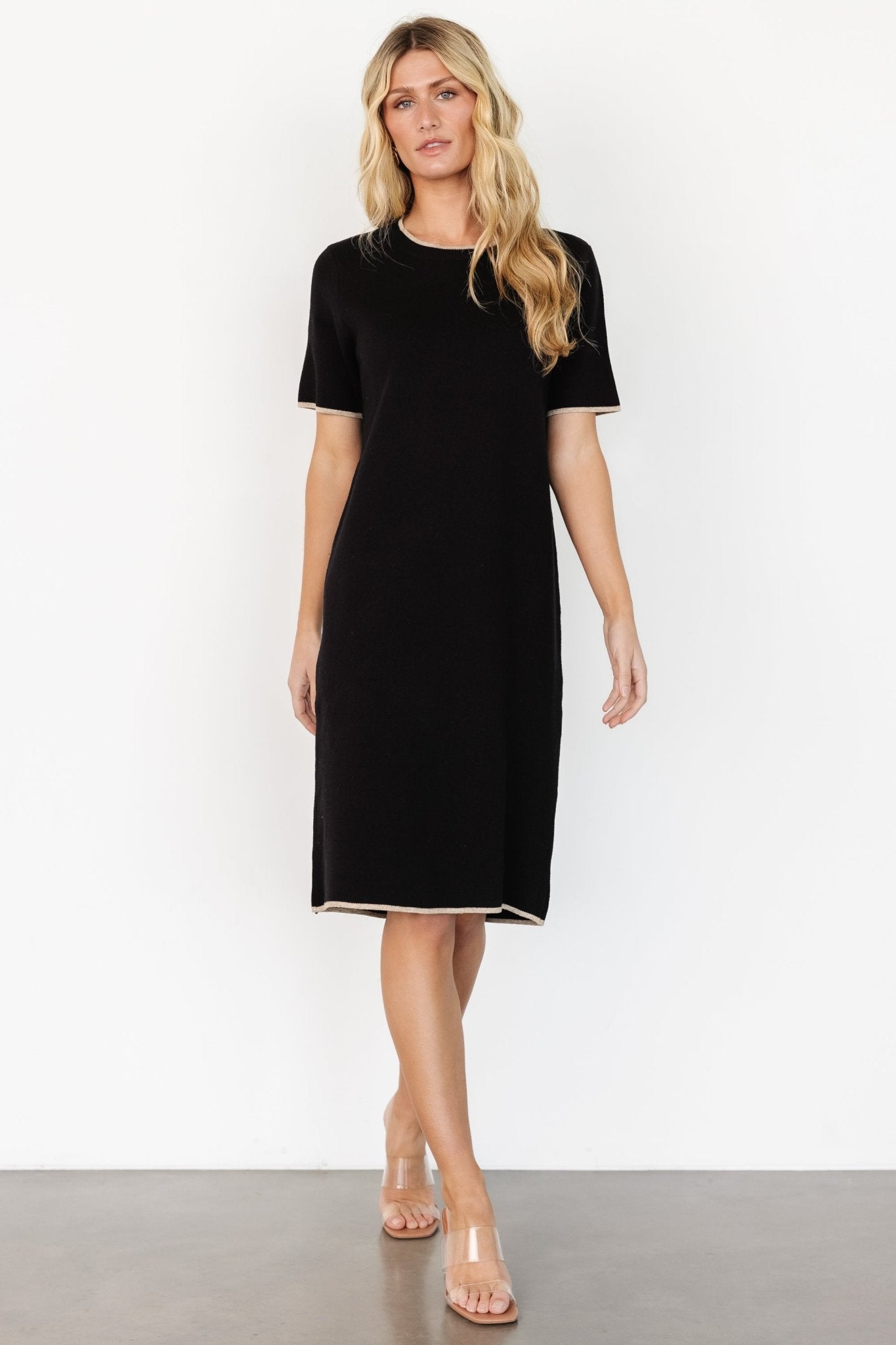 Emelia Shift Dress | Black New Arrival For Sale