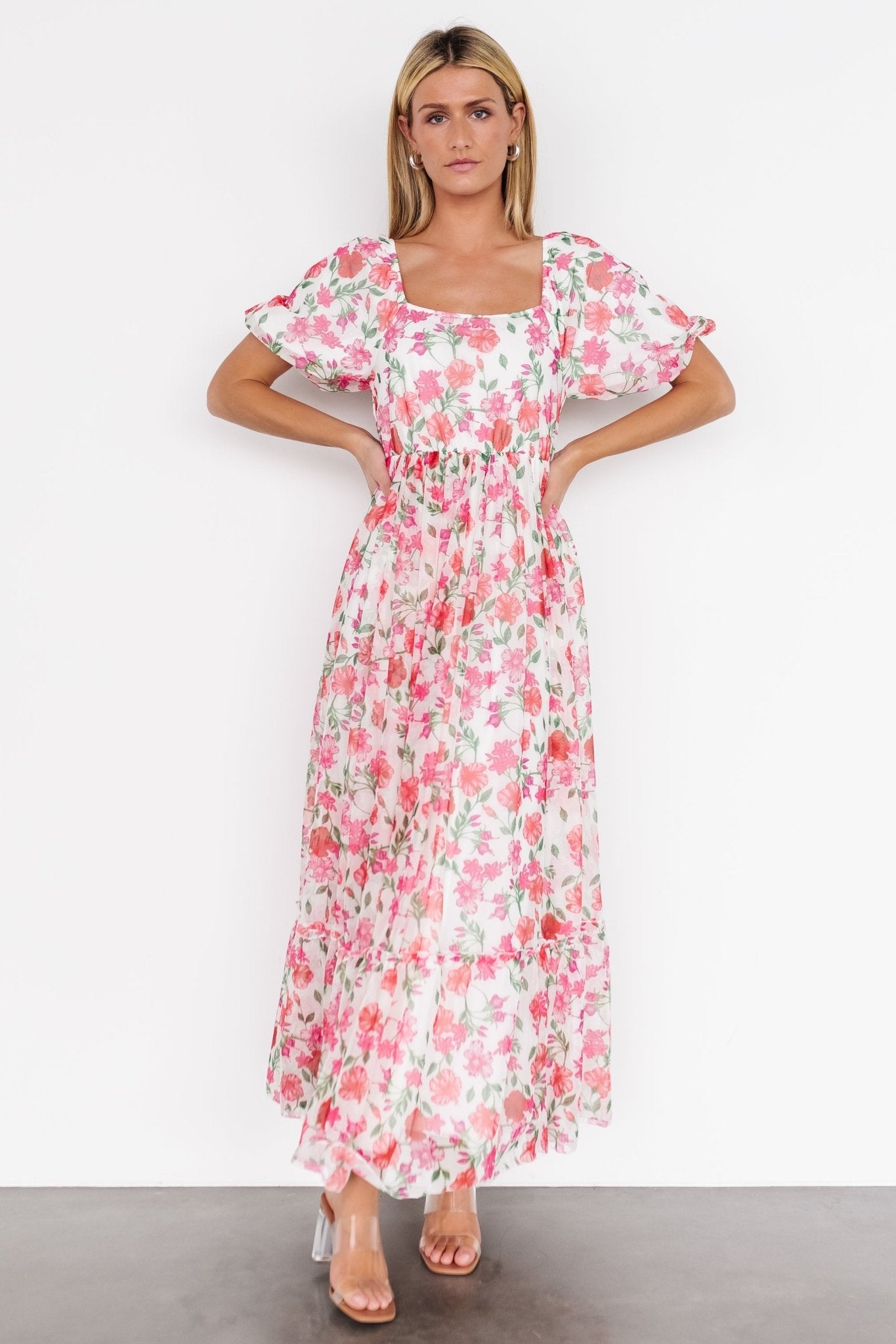 Margo Maxi Dress | Pink Multi Floral Best Place Sale Online