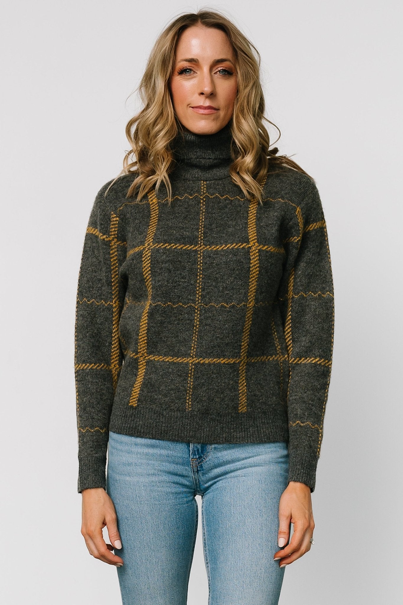 Arden Turtleneck Sweater | Dark Gray Buy Cheap Hot Sale