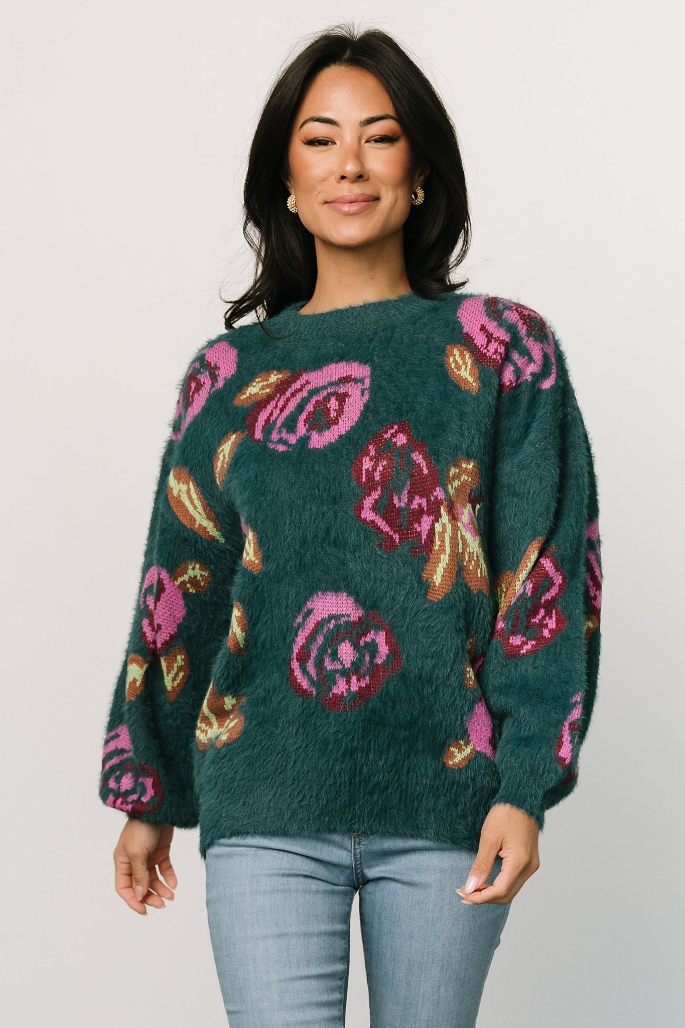 Ryder Sweater | Jade Multi Floral Recommend Online