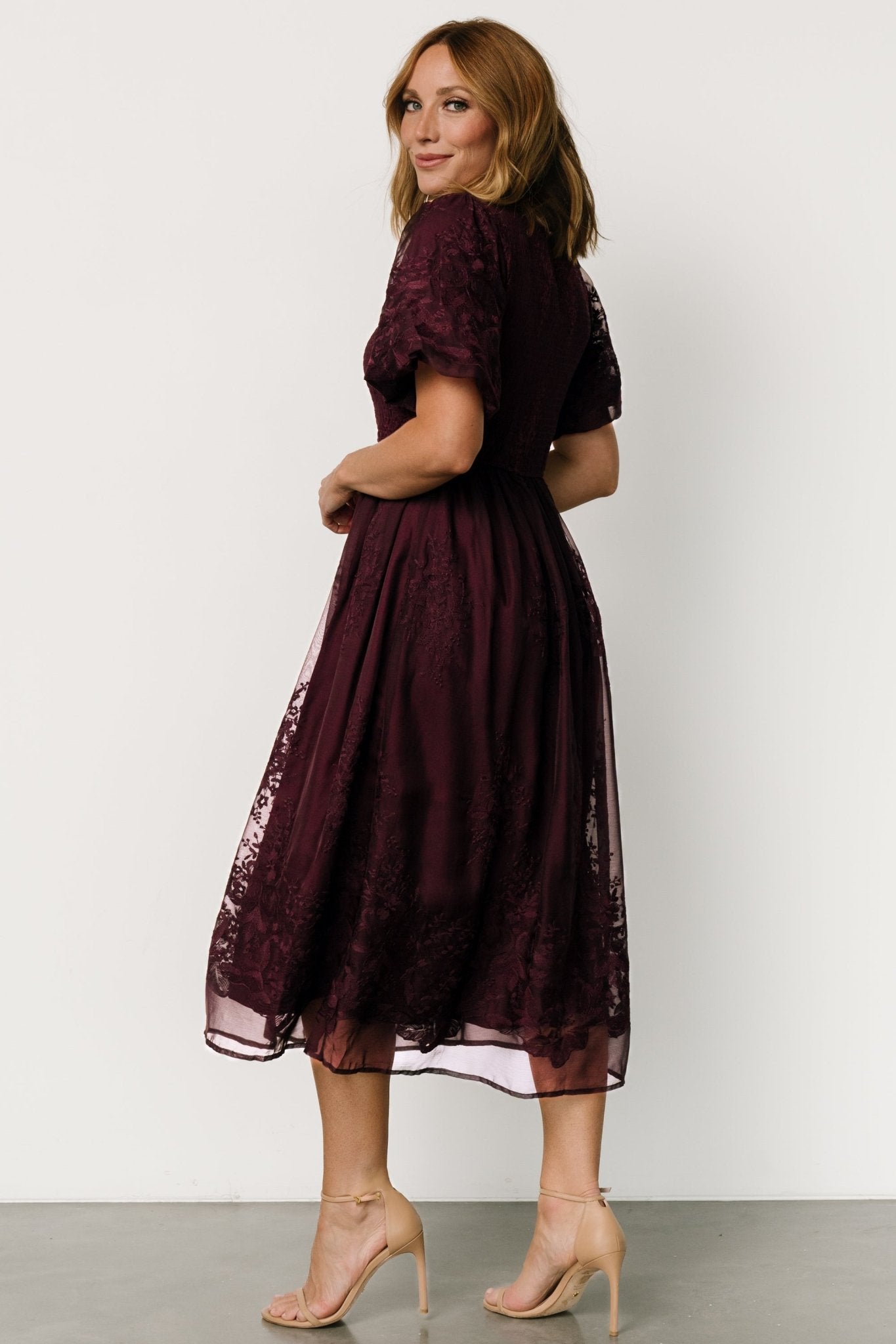 Corrine Embroidered Midi Dress | Mulberry Outlet Official