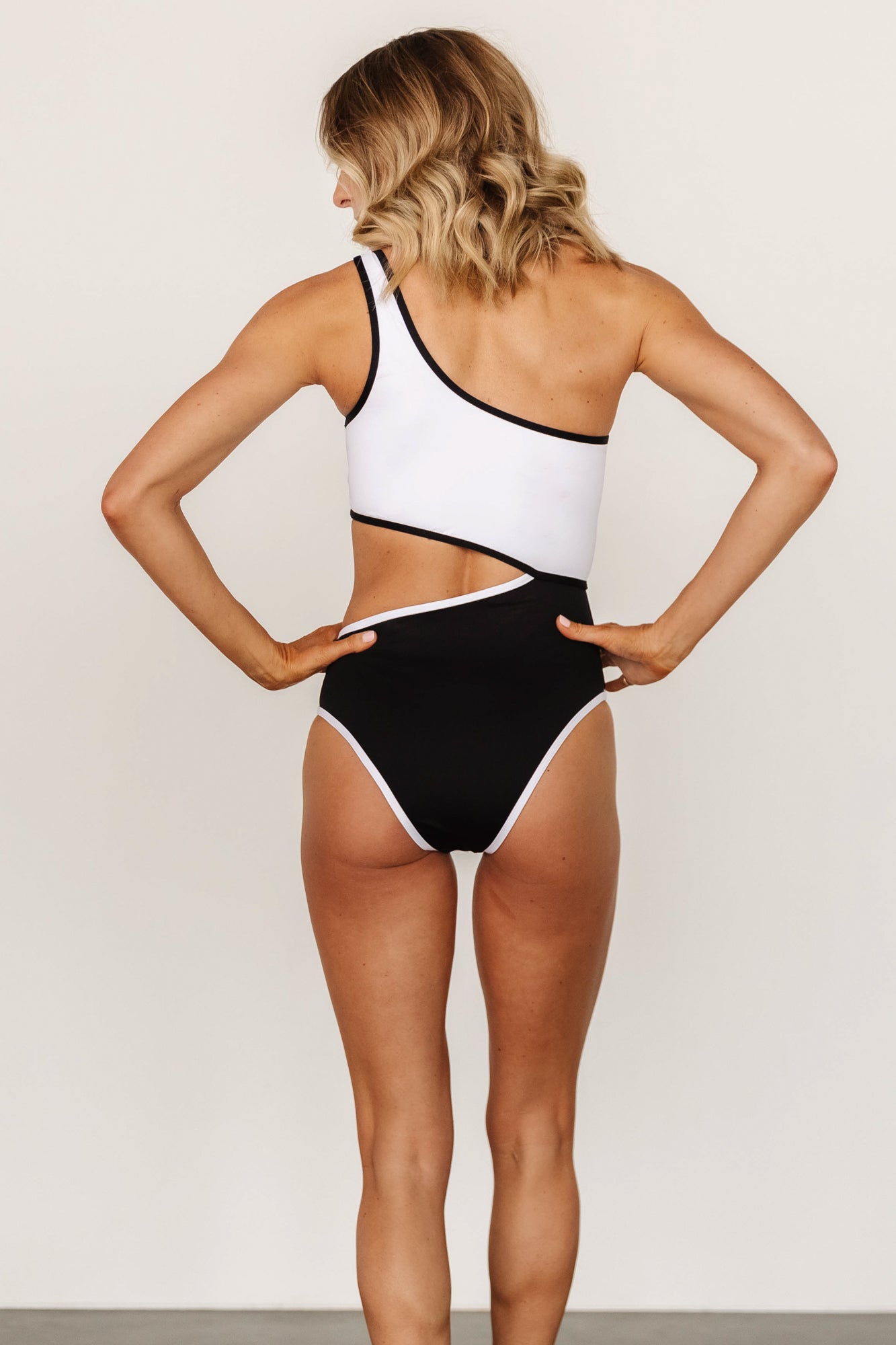 Portofino One Piece | Black + White Discounts Sale Online