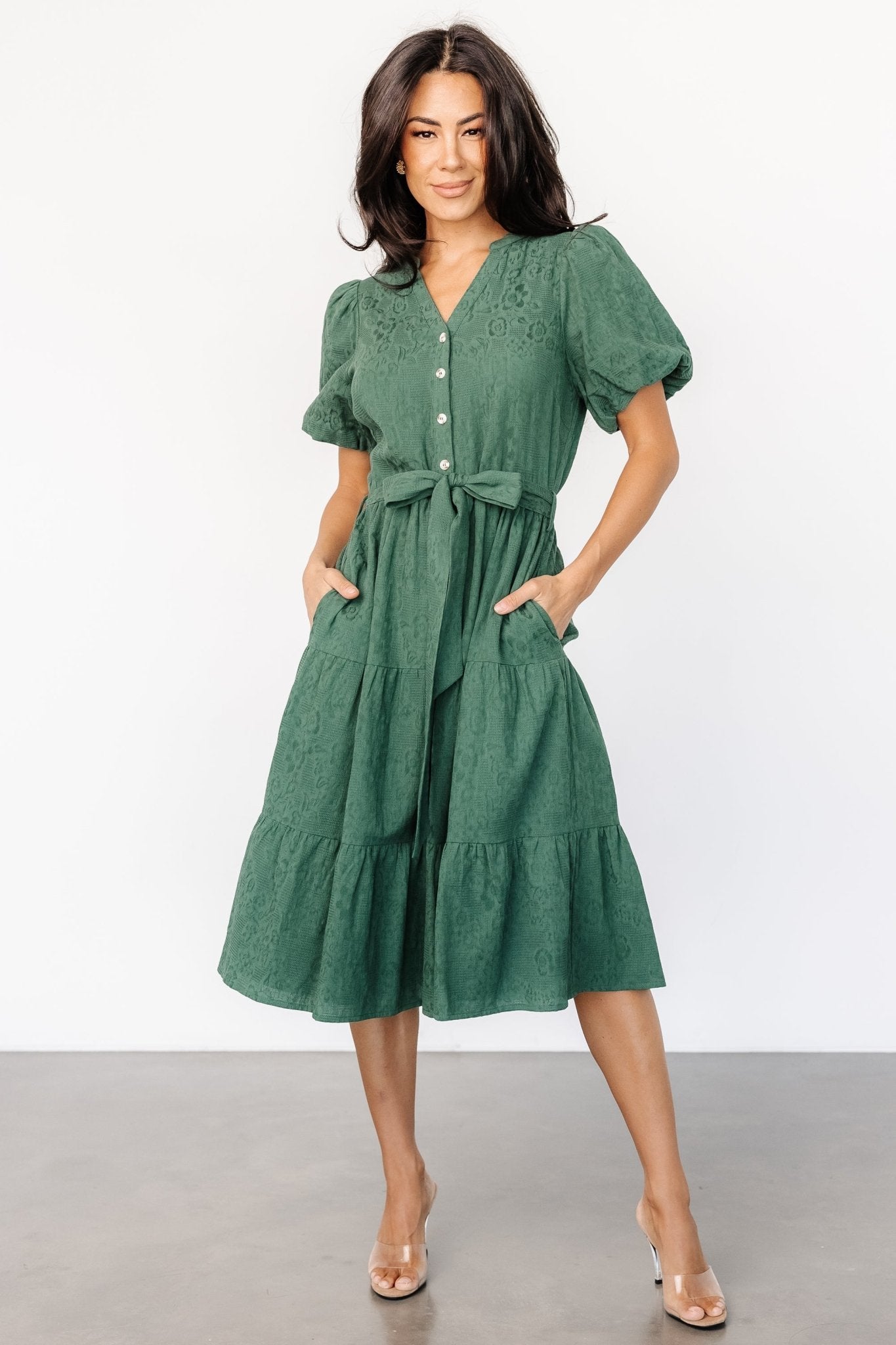 Philippa Midi Dress | Green Discount Exclusive