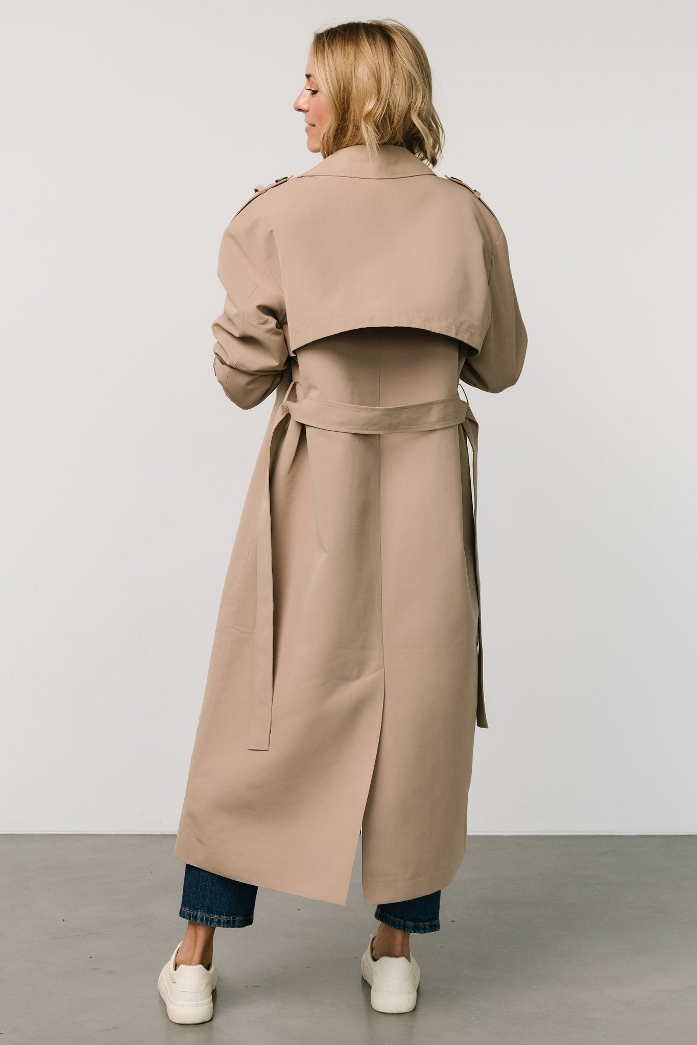 Elias Trench Coat | Beige Shop For