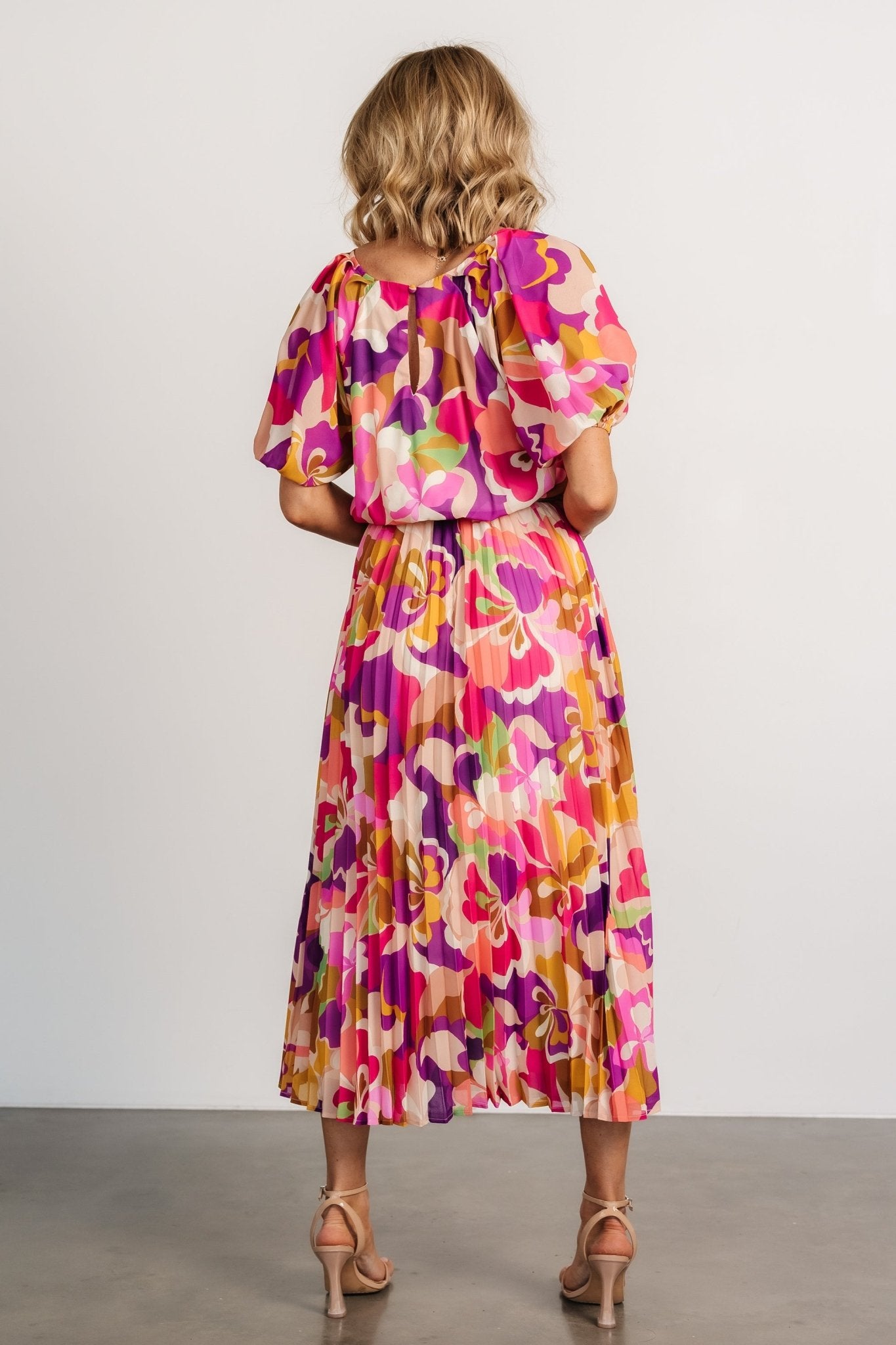 Maven Midi Dress | Multi Print Cheap Supply