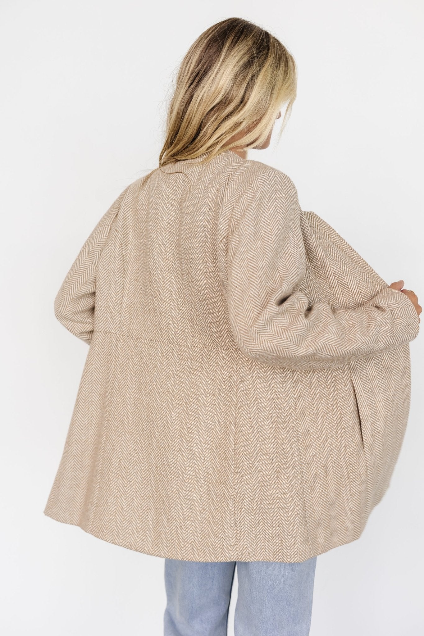 Stratford Open Front Blazer | Natural Cheap 100% Original