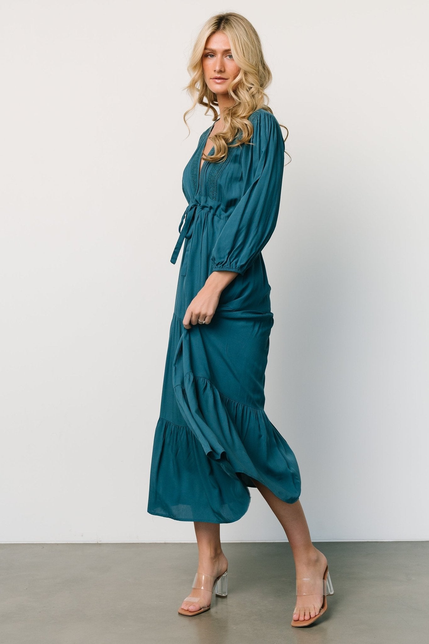 Phillips Maxi Dress | Persian Blue Free Shipping Tumblr