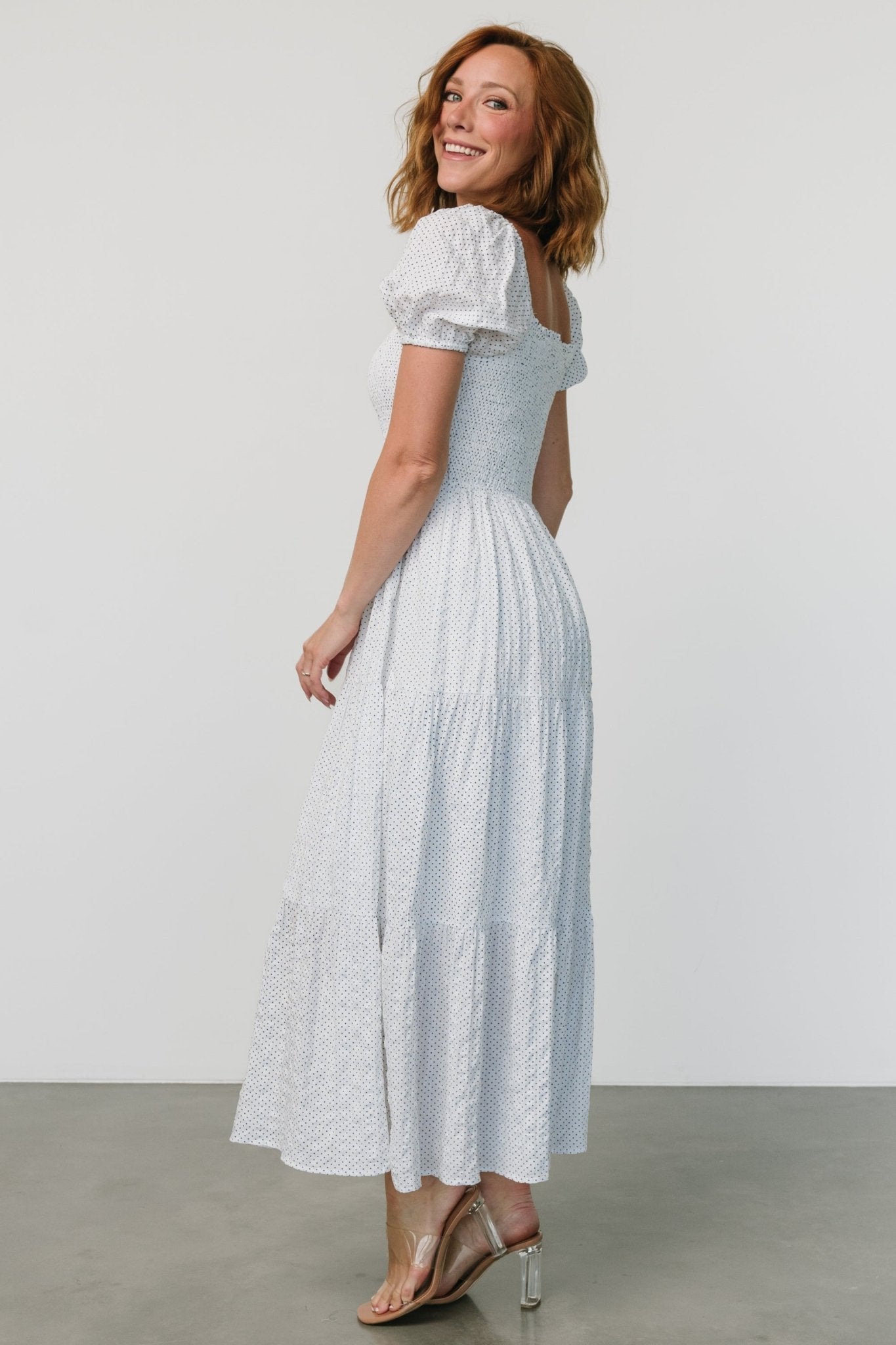 Calliope Smocked Maxi Dress | White Print Cheap Sale Best Store To Get