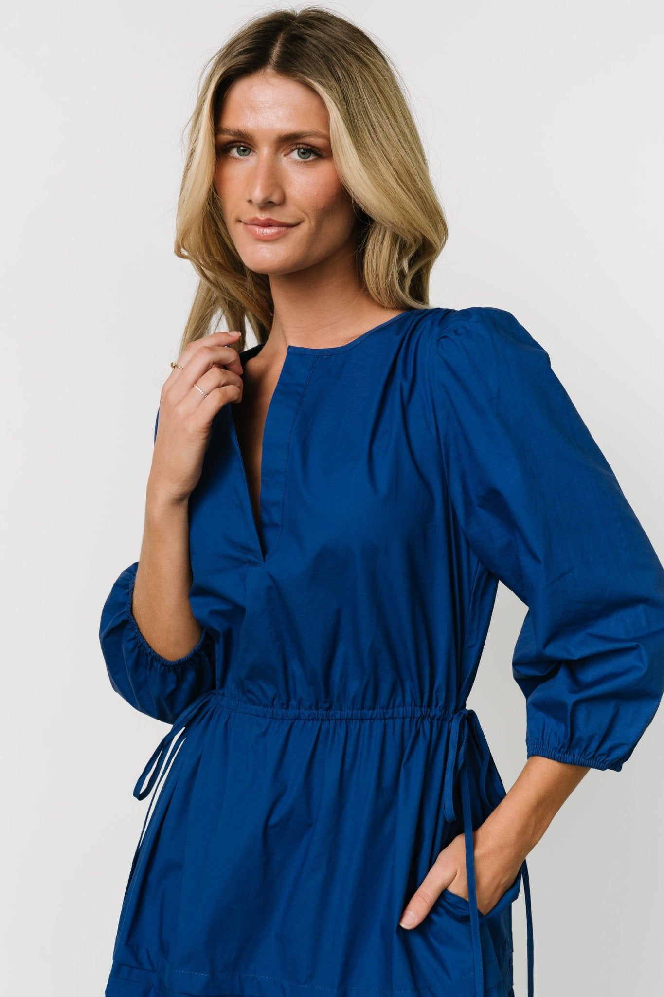 Santa Fe Poplin Midi Dress | Cobalt Outlet Supply