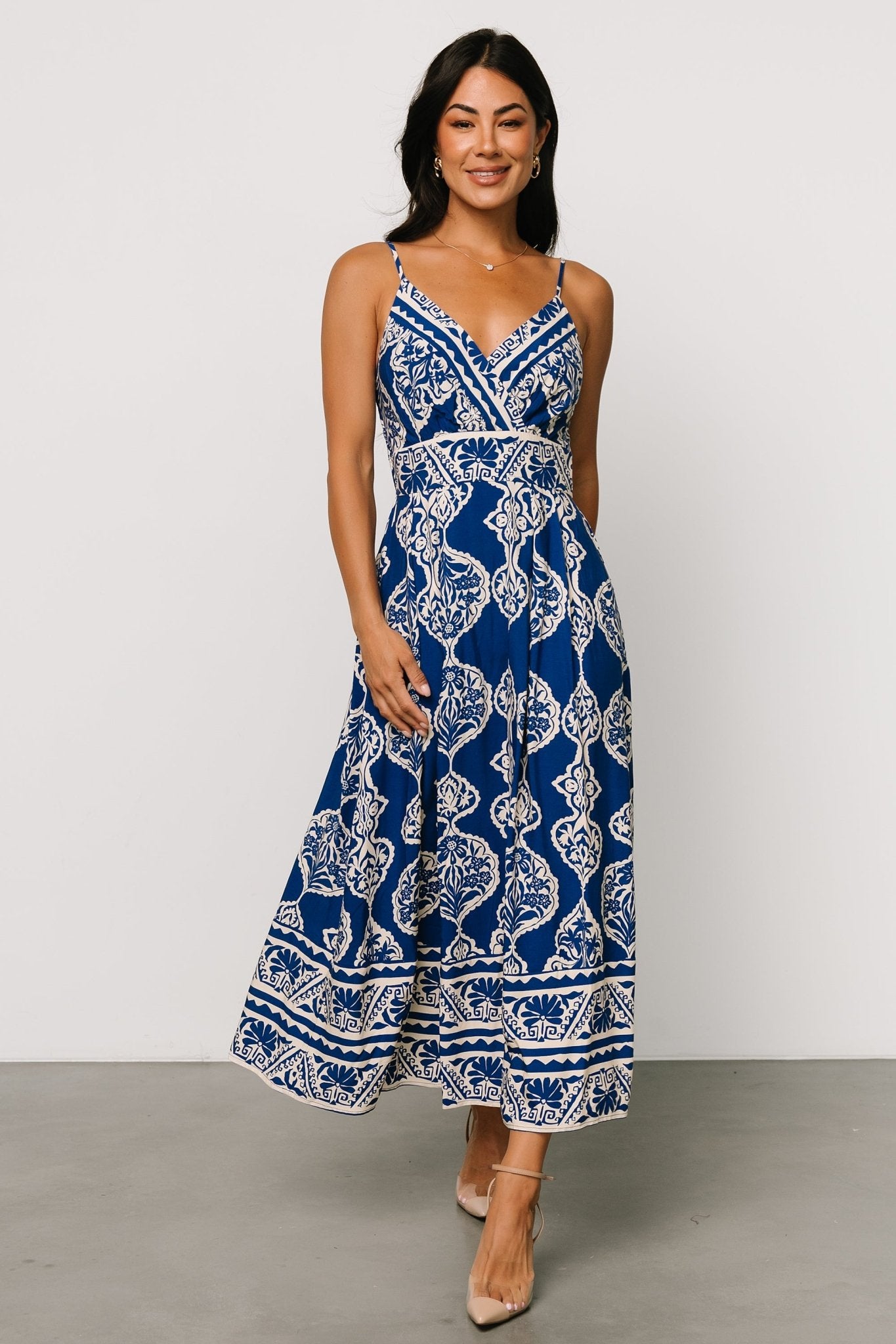 Delia Midi Dress | Blue Print Clearance Big Sale