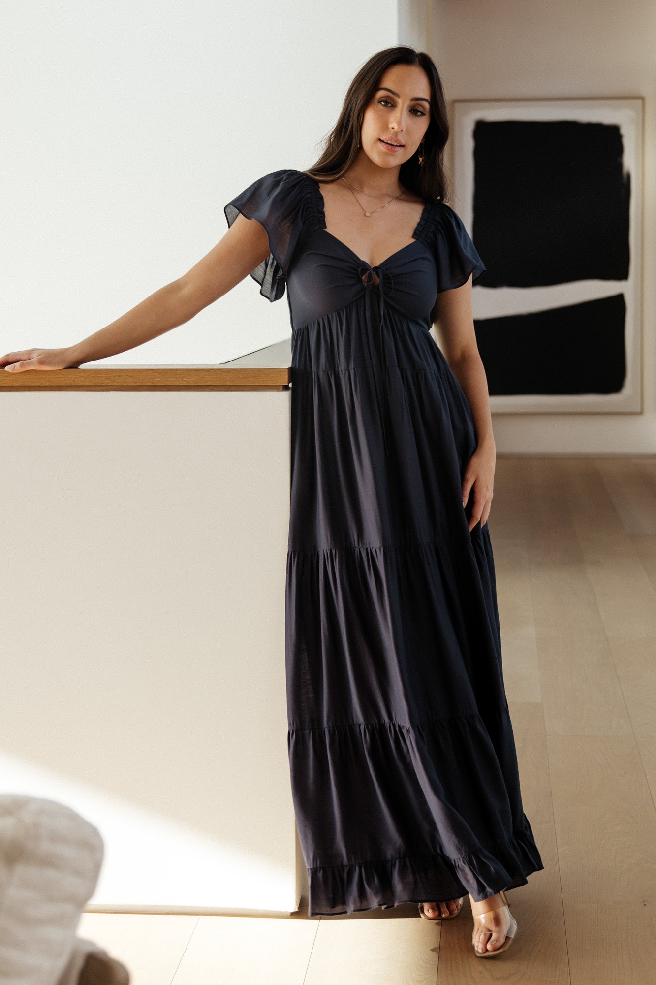 Agatha Maxi Dress | Dark Blue Low Cost Sale Online