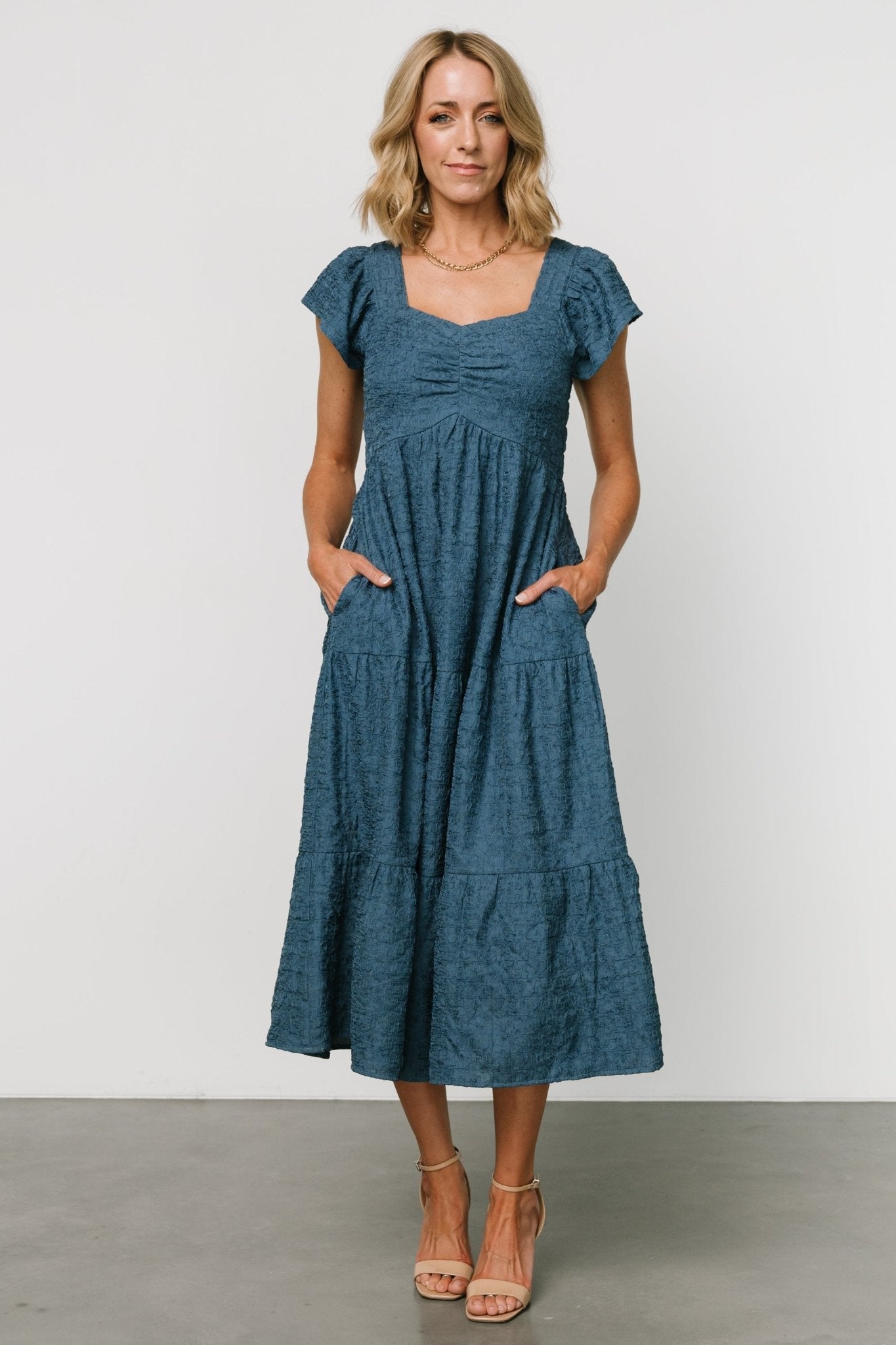 Kesler Midi Dress | Blue New Arrival For Sale