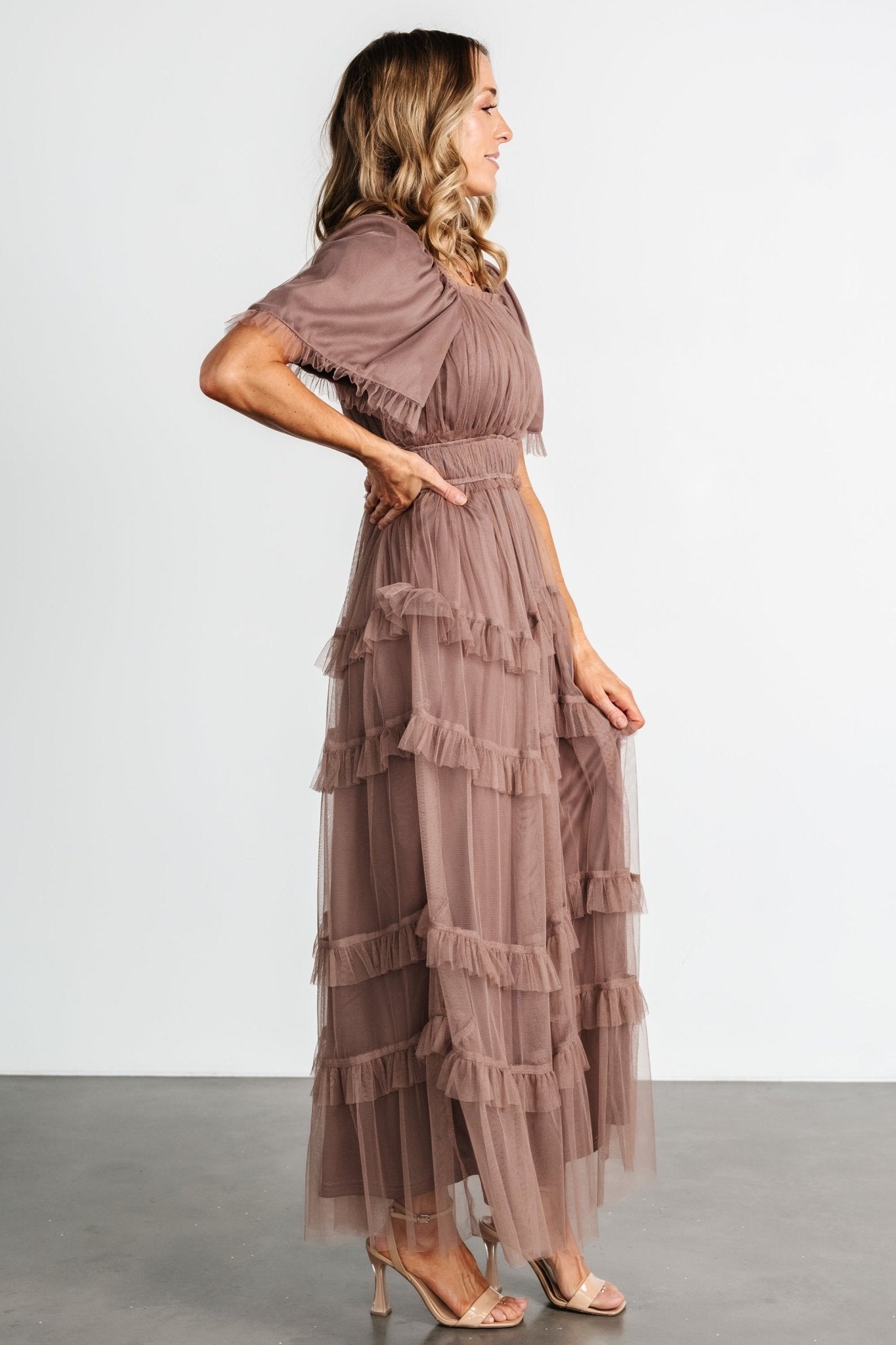 Magdalena Tulle Maxi Dress | Mink Sale Outlet