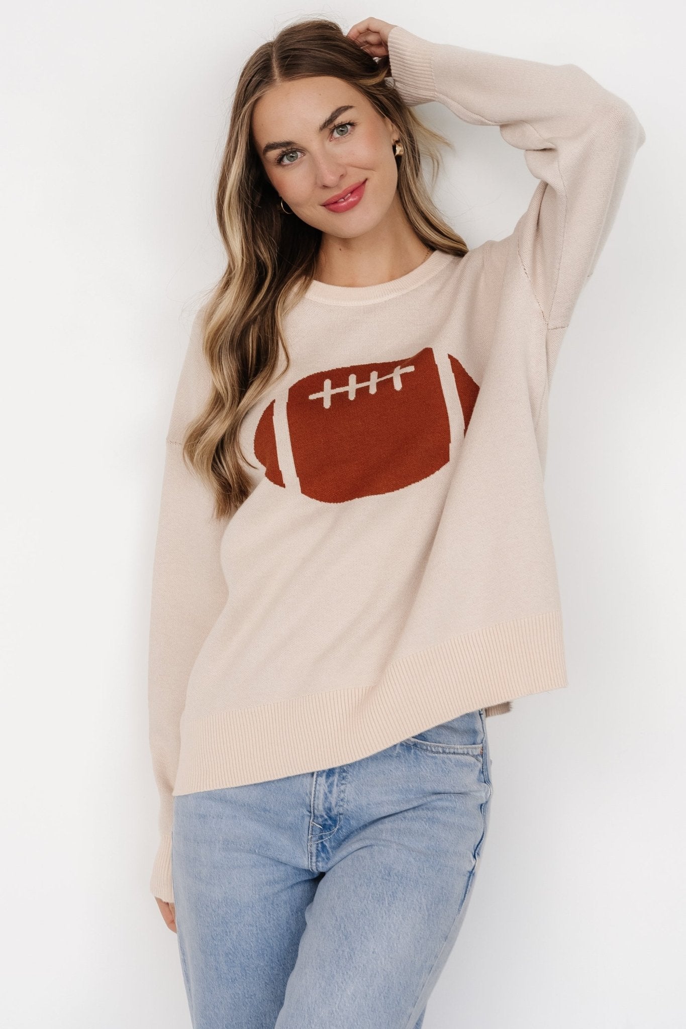 Brady Sweater | Cream Cheap Manchester