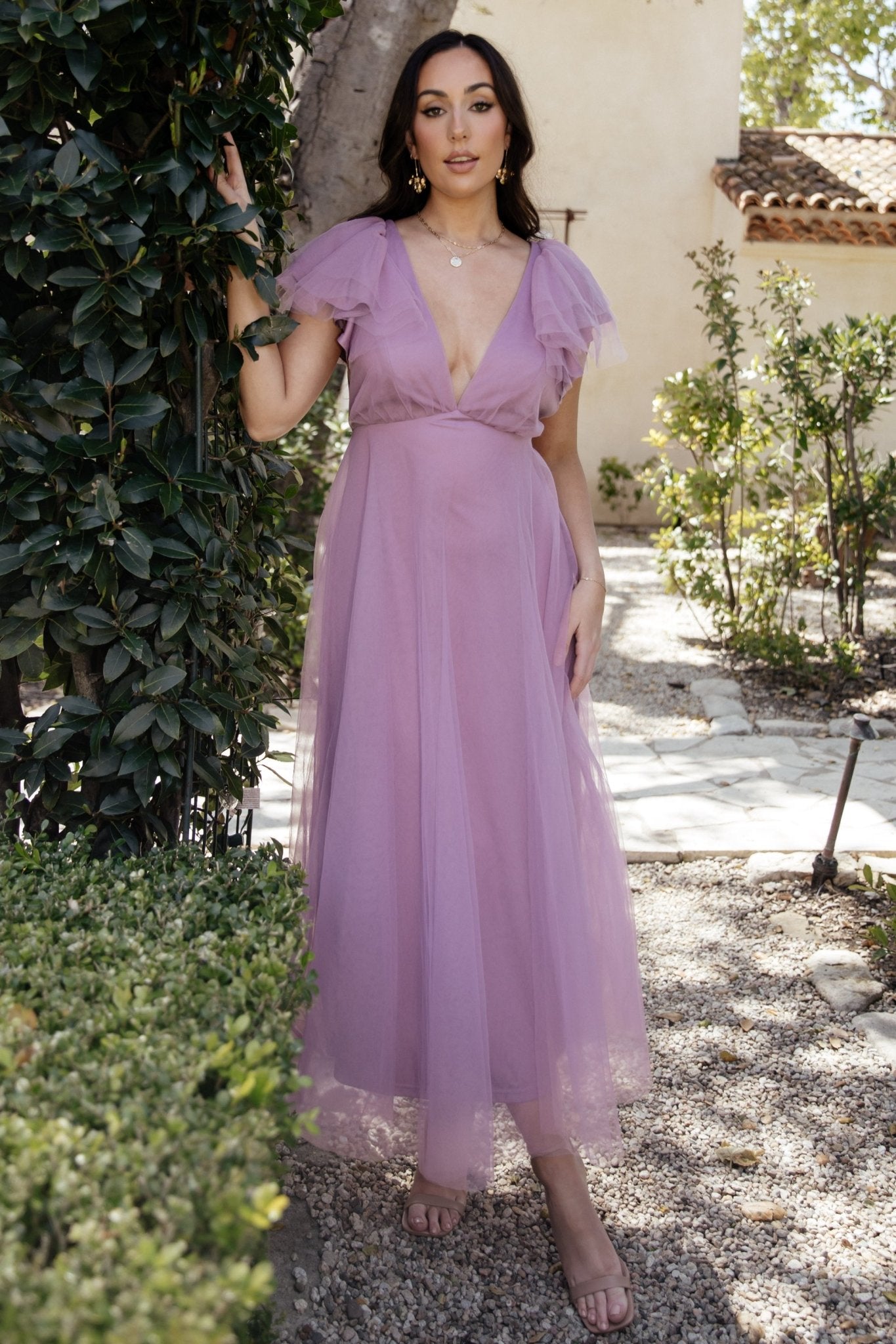 Annabella Tulle Dress | Lavender Cheap Sale Huge Surprise