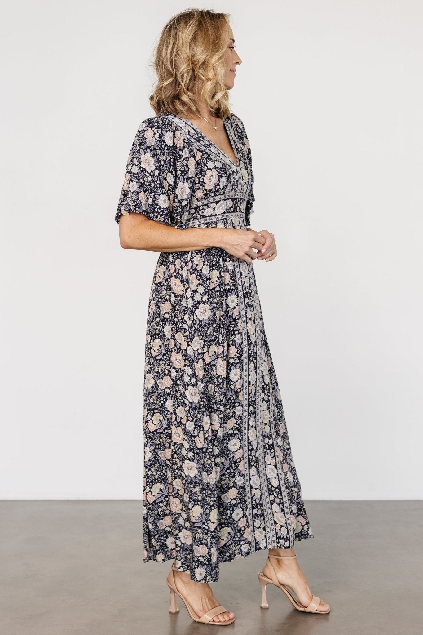 Elissa Maxi Dress | Midnight Floral Outlet Hot Sale